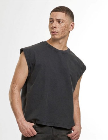 BUI-BY436-Vintage Cropped Heavy Sleeveless Tee